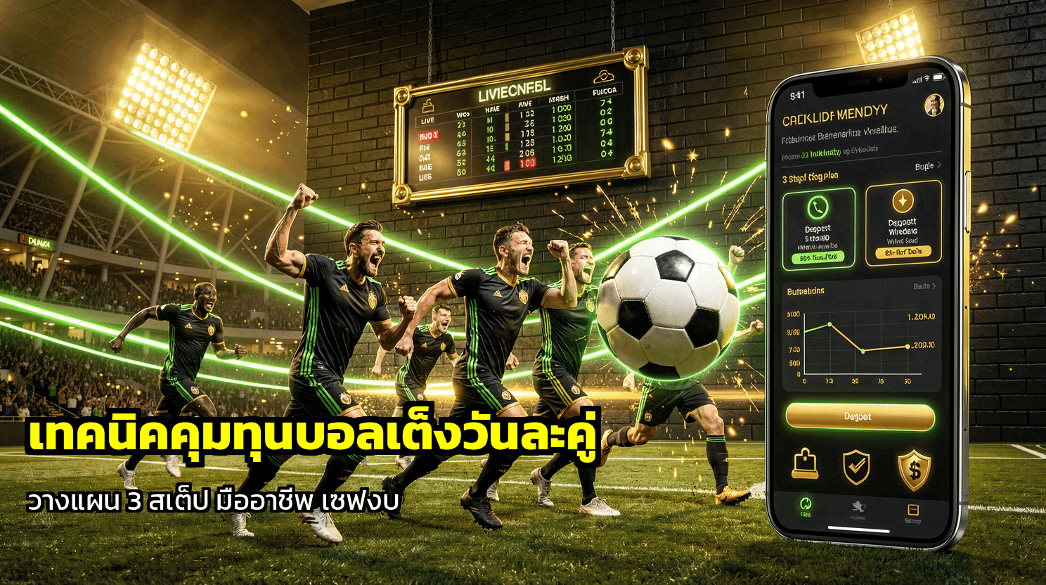 เทคนิคคุมทุนบอลเต็งวันละคู่